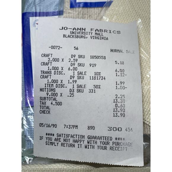 Vintage Lot 1980s Ziggy Designs Counted Cross Stitch Book, Fabric USA Made - Picture 3 of 8